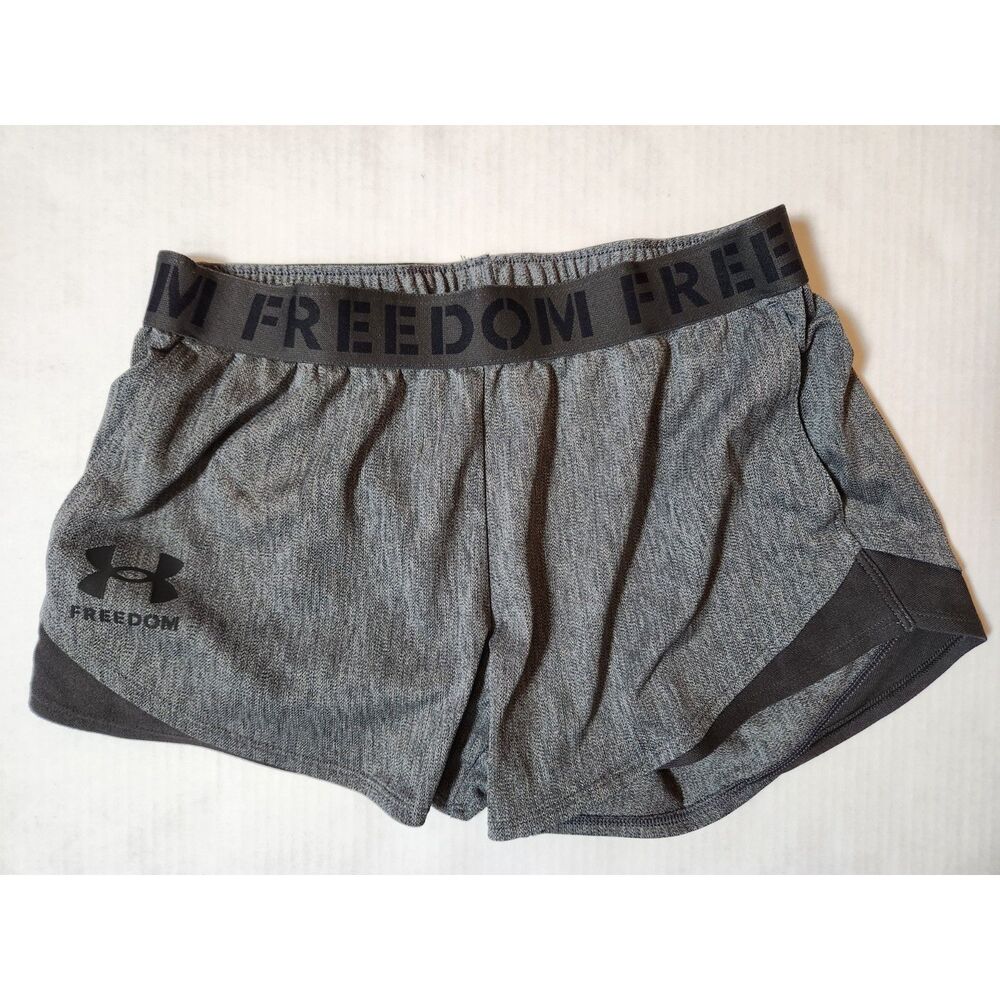 Under Armour Freedom Shorts Women’s Small Gray Unlined